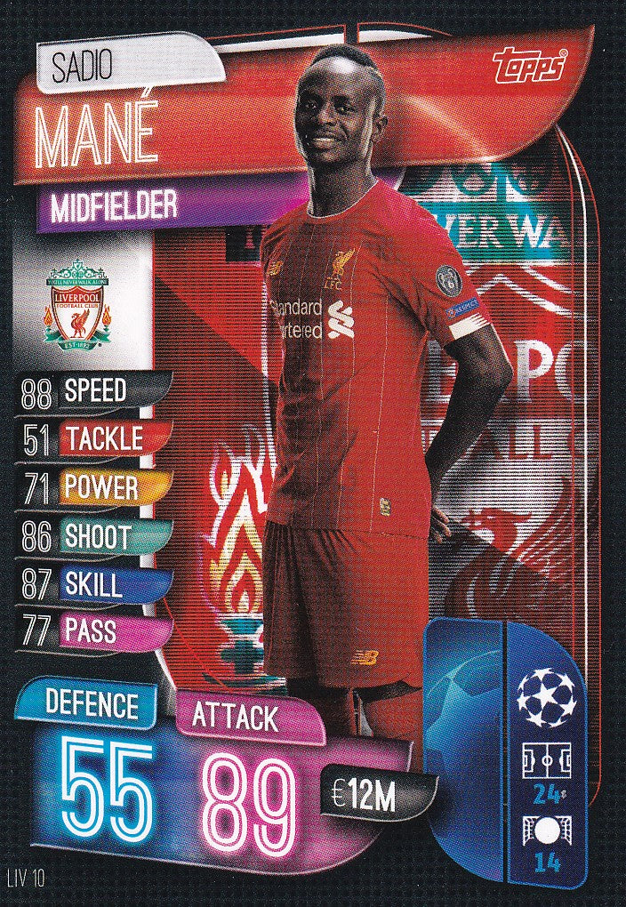 LIV-010. SADIO MANE - LIVERPOOL