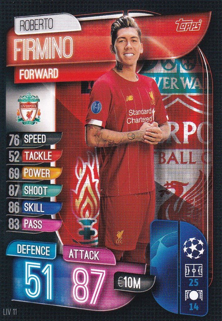 LIV-011. ROBERTO FIRMINO - LIVERPOOL