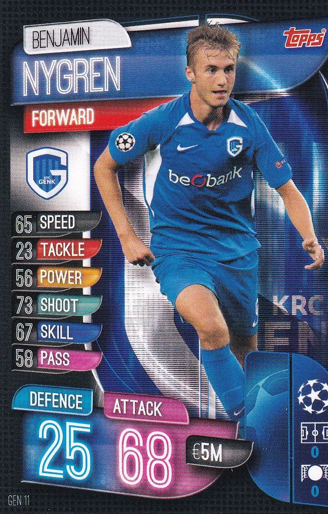 GEN-011. BENJAMIN NYGREN - GENK