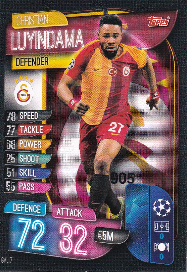 GAL-007. CHRISTIAN LUYINDAMA - GALATASARAY