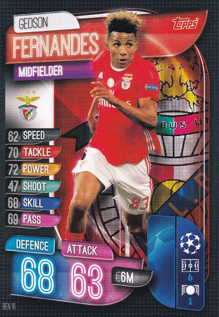 BEN-016. GEDSON FERNANDES - BENFICA