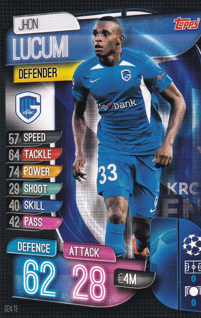 GEN-013. JHON LUCUMI - GENK