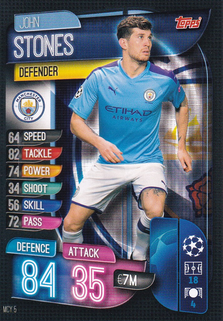 MCY-005. JOHN STONES - MANCHESTER CITY