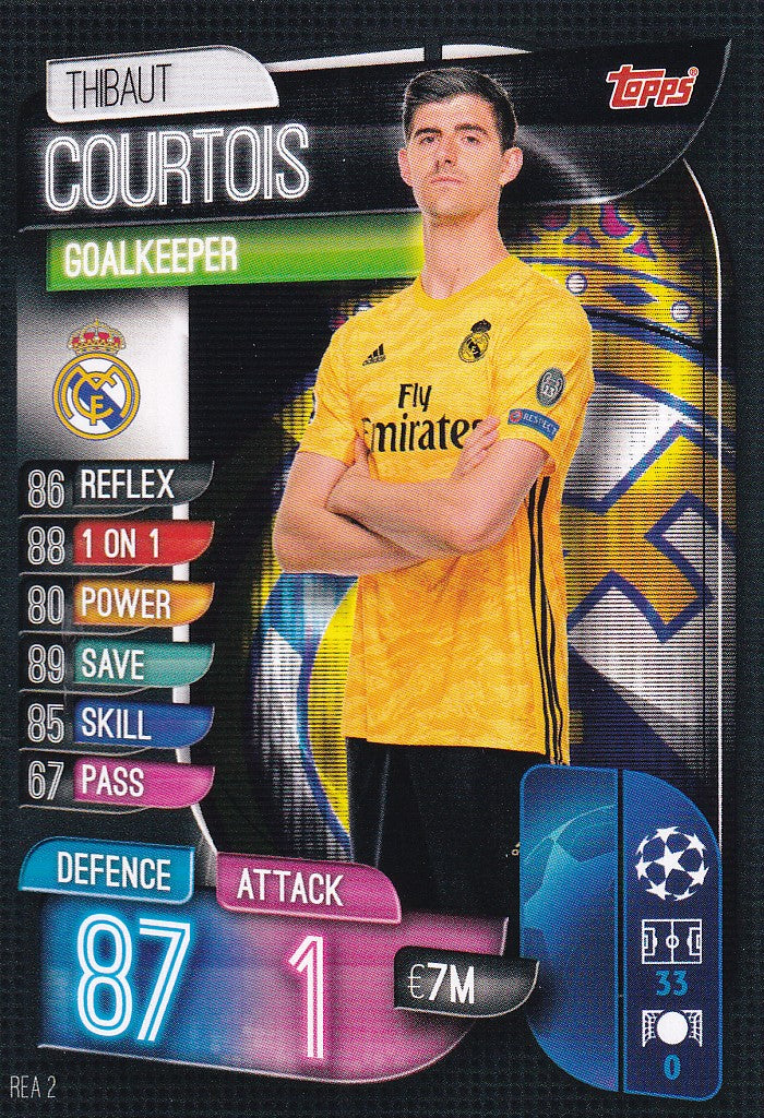 REA-002. THIBAUT COURTOIS - REAL MADRID