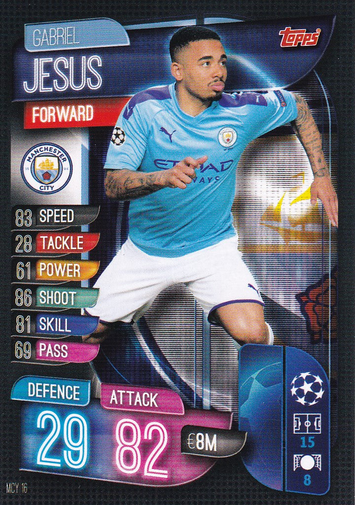 MCY-016. GABRIEL JESUS - MANCHESTER CITY