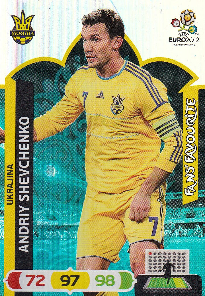 275. ANDRIY SHEVCHENKO - UKRAINA - FANS FAVOURITE