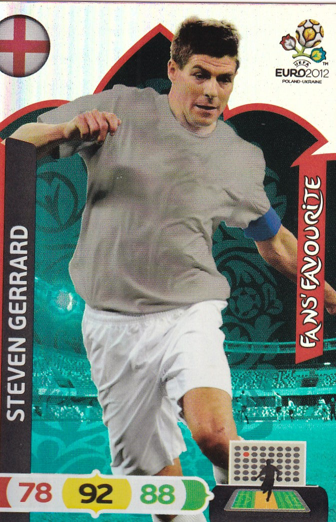 249. STEVEN GERRARD - ENGLAND - FANS FAVOURITE