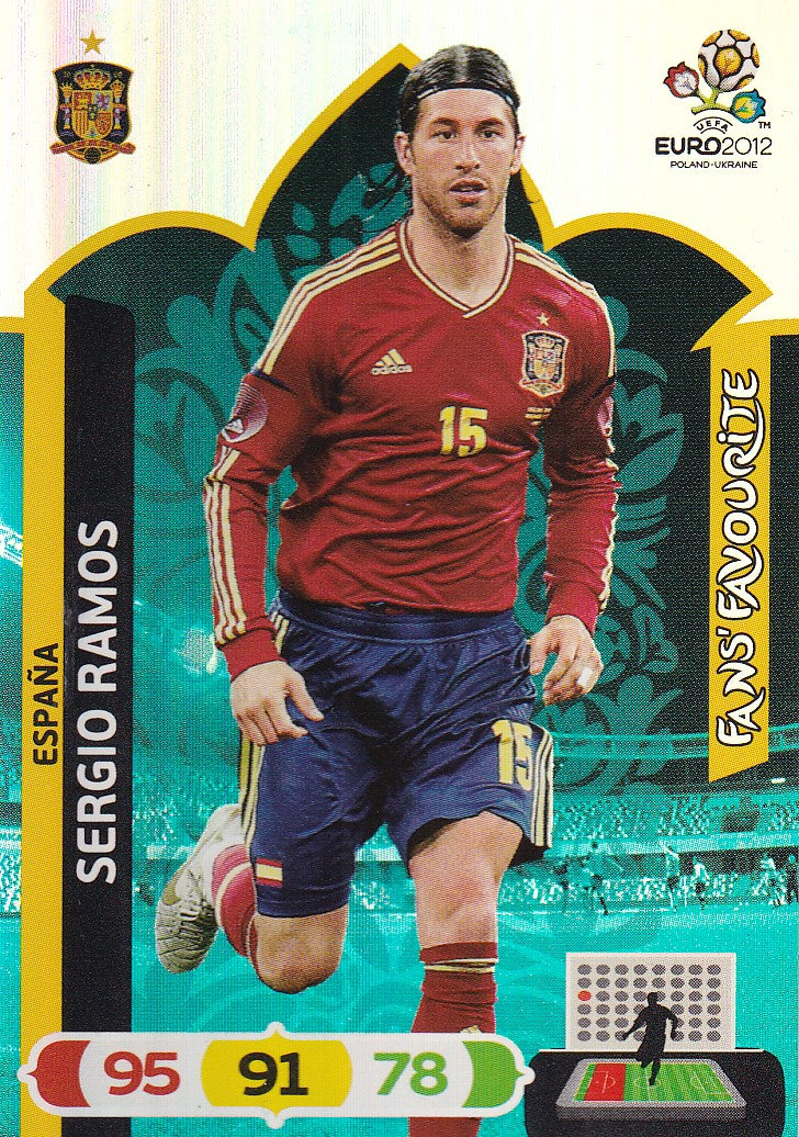 250. SERGIO RAMOS - ESPANA - FANS FAVOURITE
