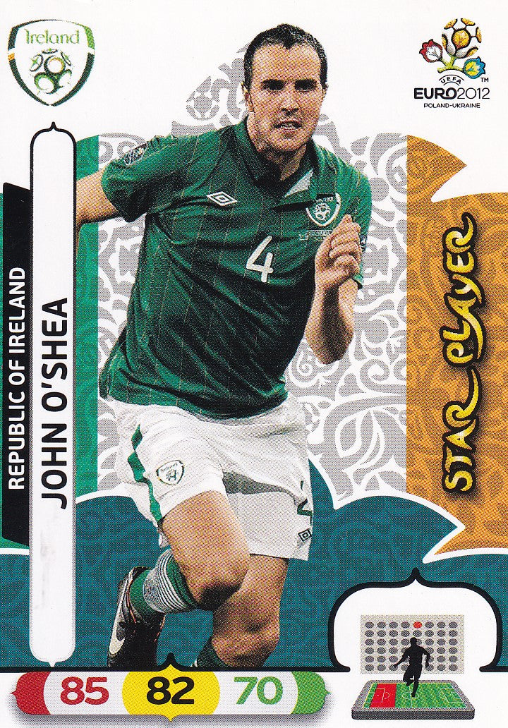 179. JOHN O’SHEA - REPUBLIC OF IRELAND - STARPLAYER - MISSPRINT