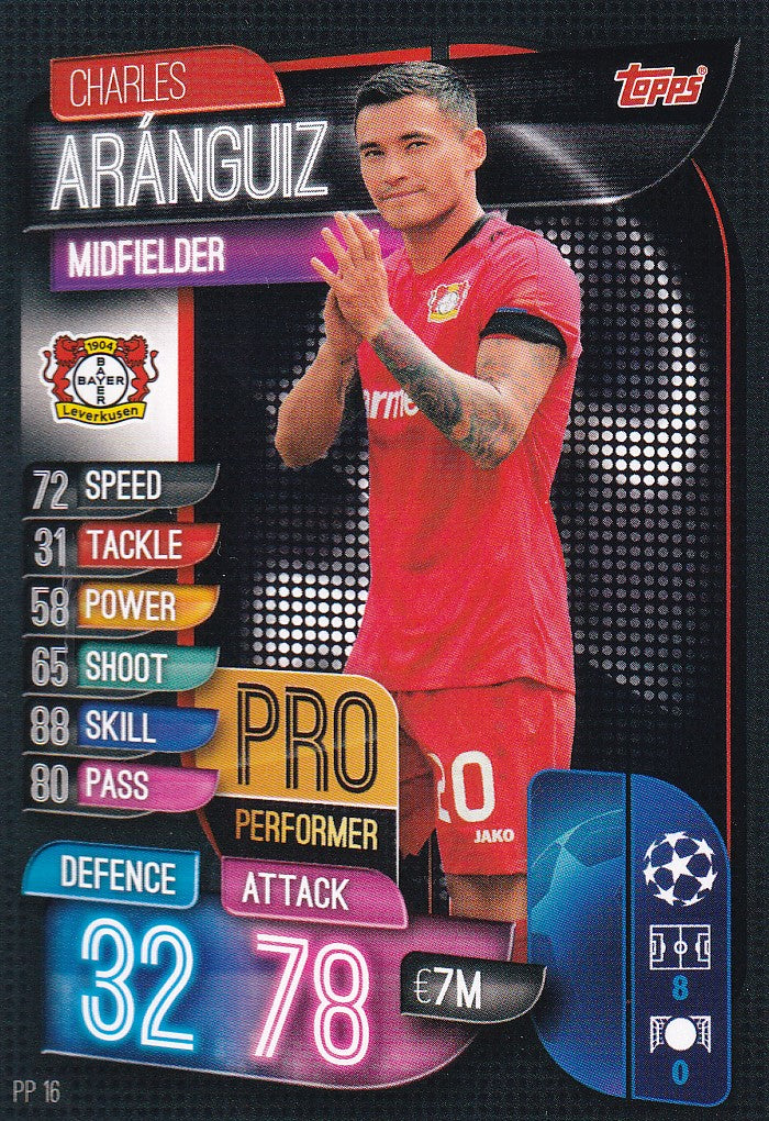 PP16. CHARLES ARANGUIZ - BAYER LEVERKUSEN - PRO PERFORMER