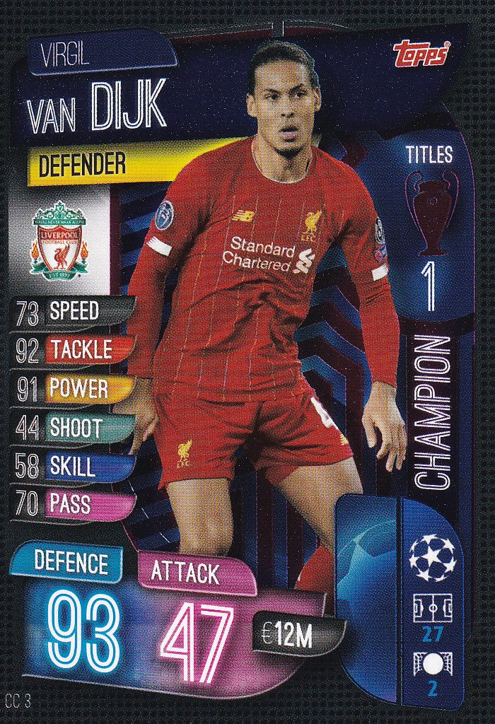 CC03. VIRGIL VAN DIJK - LIVERPOOL - CHAMPION