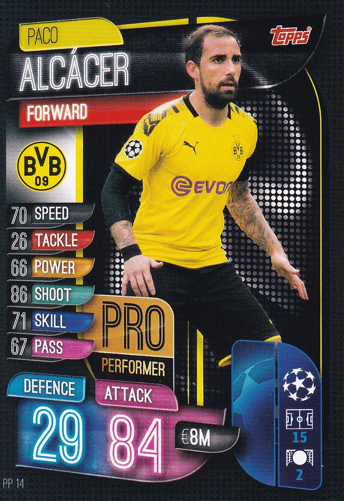 PP14. PACO ALCACER - BORUSSIA DORTMUND - PRO PERFORMER