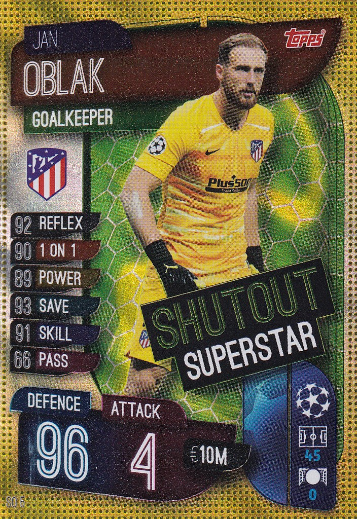 S05. JAN OBLAK - ATLETICO MADRID - SHUTOUT SUPERSTAR