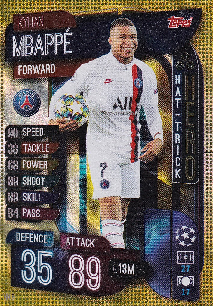 HH5- KYLIAN MBAPPE - PARIS SAINT-GERMAIN - HAT-TRICK-HERO