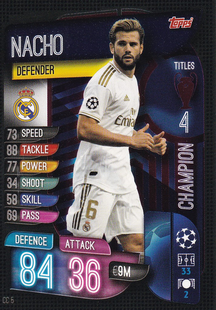 CC05. NACHO - REAL MADRID - CHAMPION
