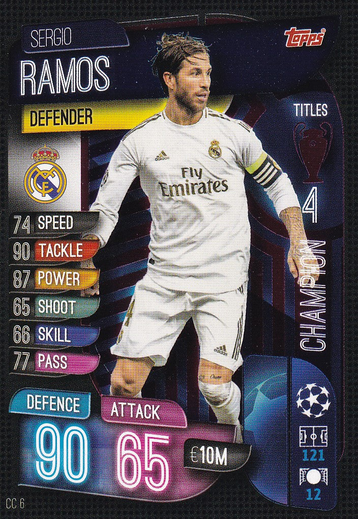 CC06. SERGIO RAMOS - REAL MADRID - CHAMPION