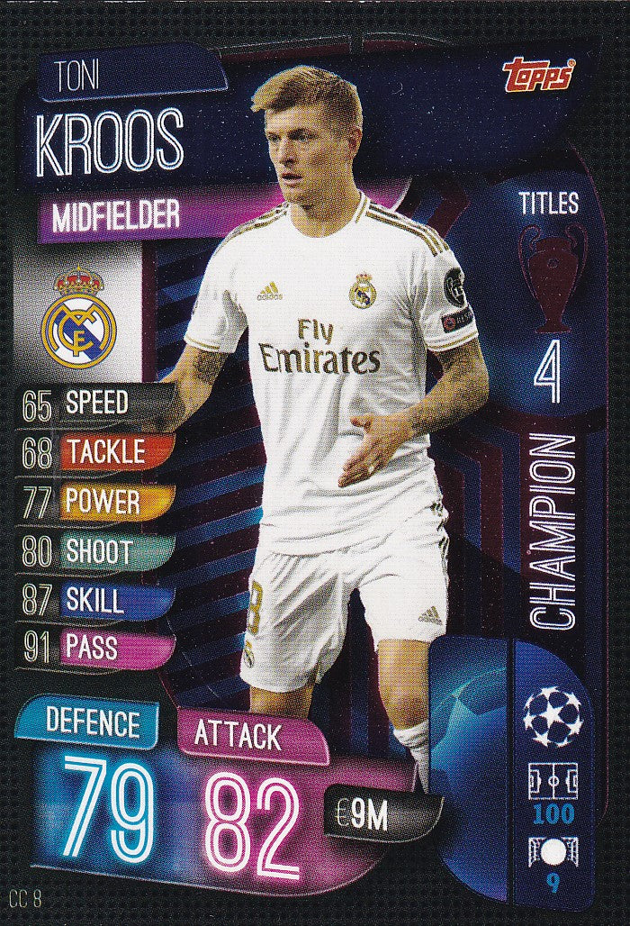 CC08. TONI KROOS - REAL MADRID - CHAMPION