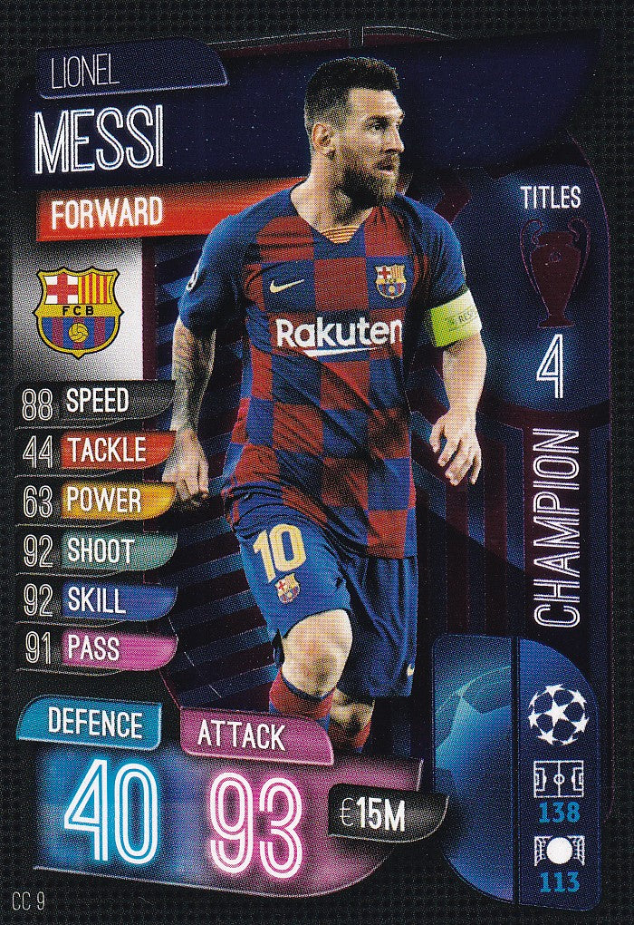 CC09. LIONEL MESSI - BARCELONA - CHAMPION