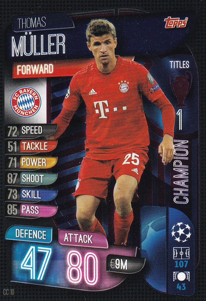 CC10. THOMAS MULLER - BAYERN MUNCHEN - CHAMPION