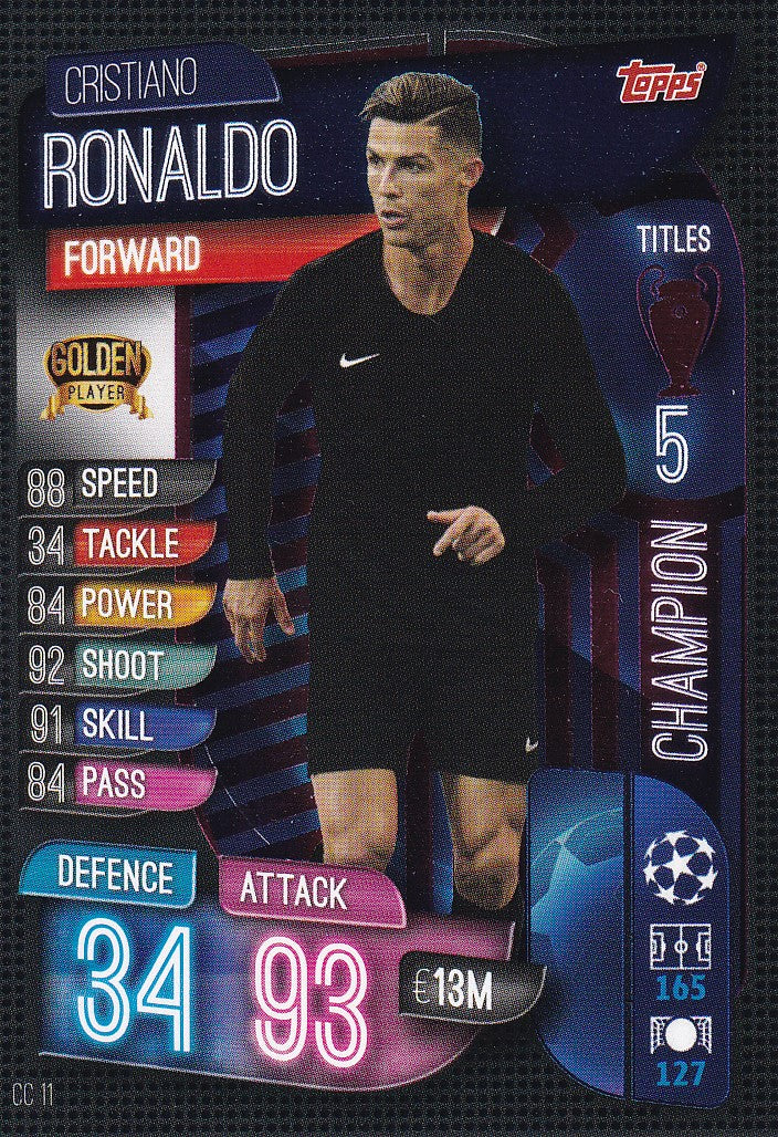 CC11. CRISTIANO RONALDO - CHAMPION - GOLDEN PLAYER