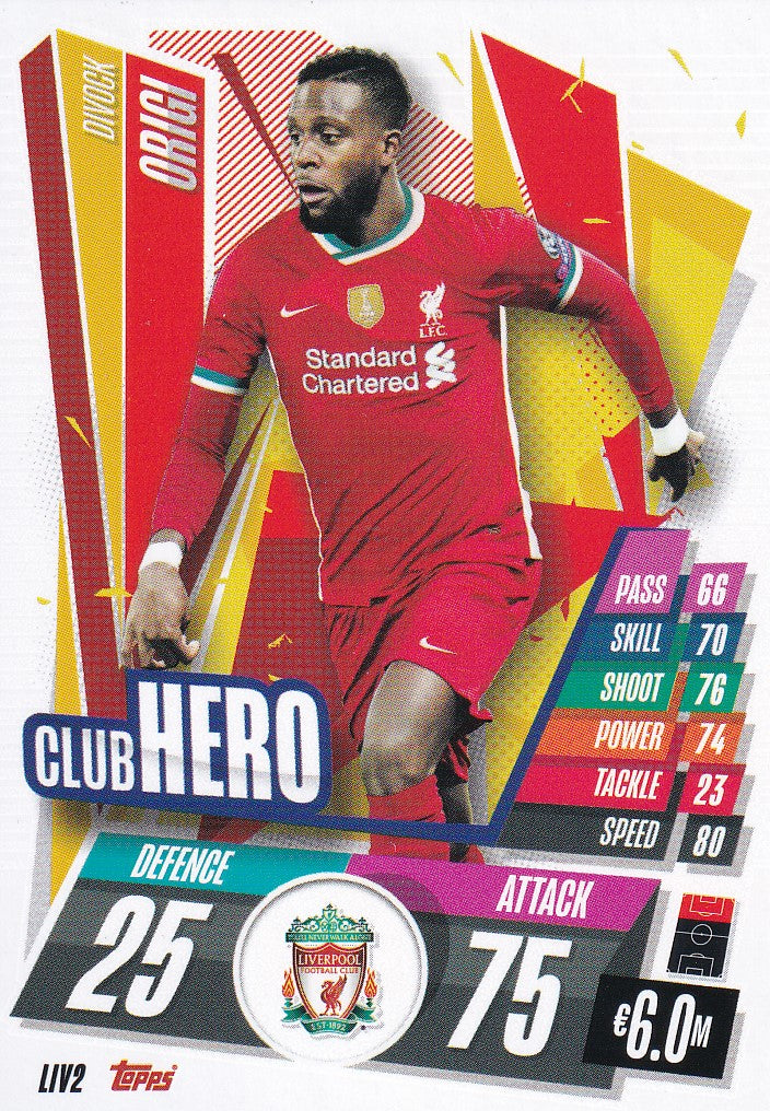 LIV-002. DIVOCK ORIGI - LIVERPOOL - CLUB HERO