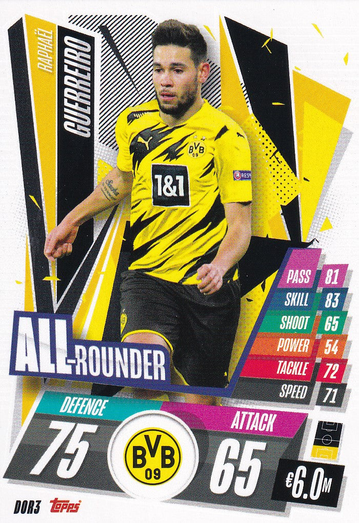 DOR-003. RAPHAEL GUERREIRO - BORUSSIA DORTMUND - ALL ROUNDER