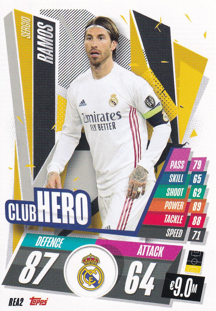 REA-002. SERGIO RAMOS - REAL MADRID - CLUB HERO