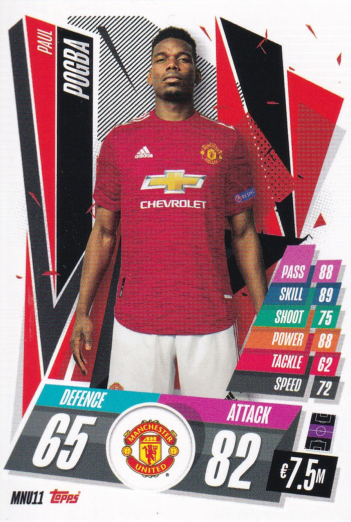 MNU-011. PAUL POGBA - MANCHESTER UNITED