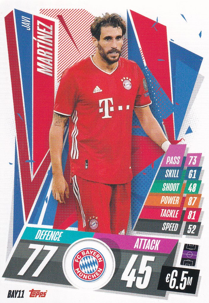 BAY-011. JAVI MARTINEZ - BAYERN MUNCHEN