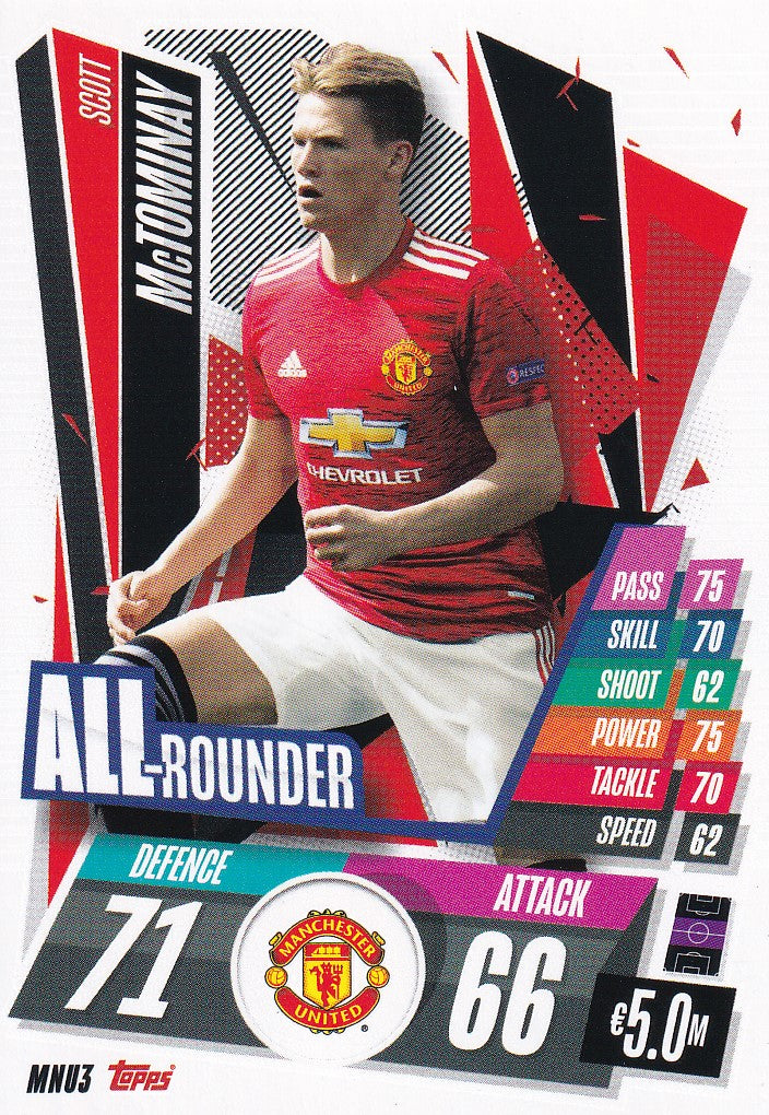 MNU-003. SCOTT McTOMINAY - MANCHESTER UNITED - ALL ROUNDER