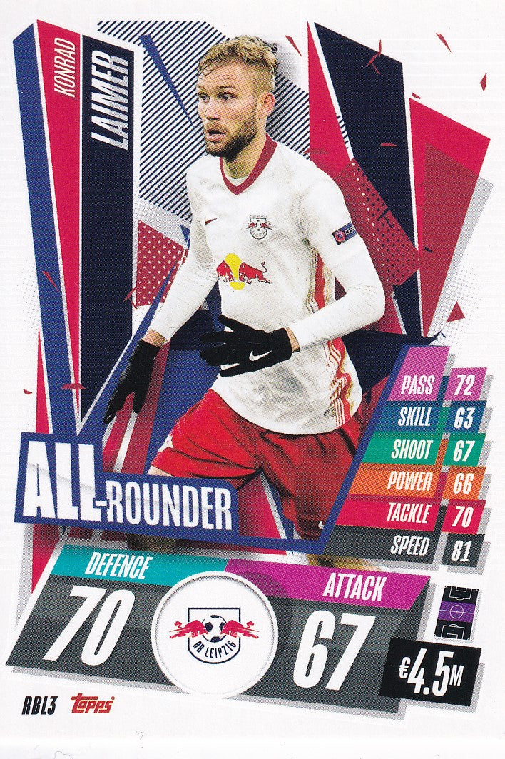 RBL-003. KONRAD LAIMER - RB LEIPZIG - CLUB HERO