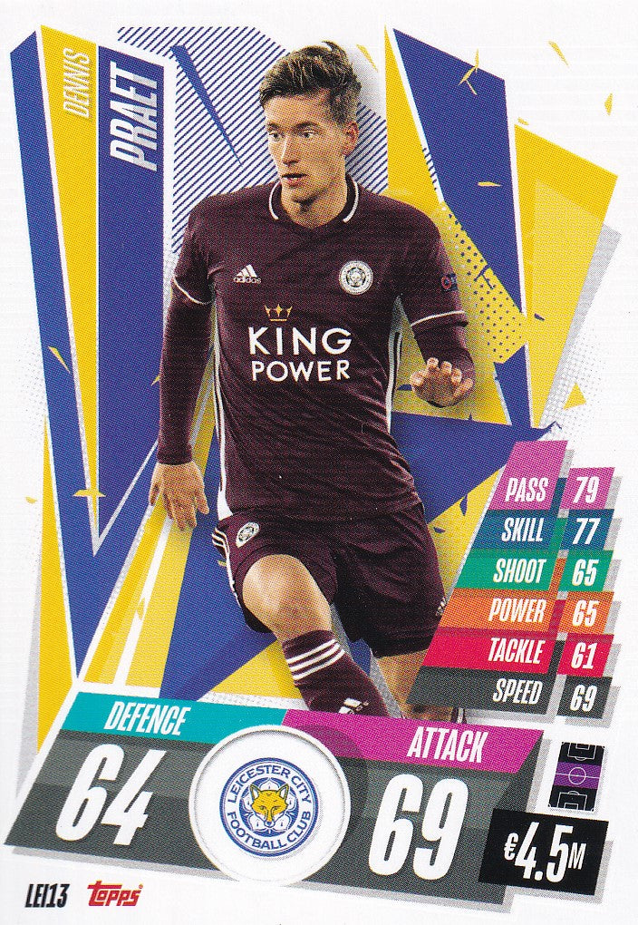 LEI-013. DENNIS PRAET - LEICESTER CITY