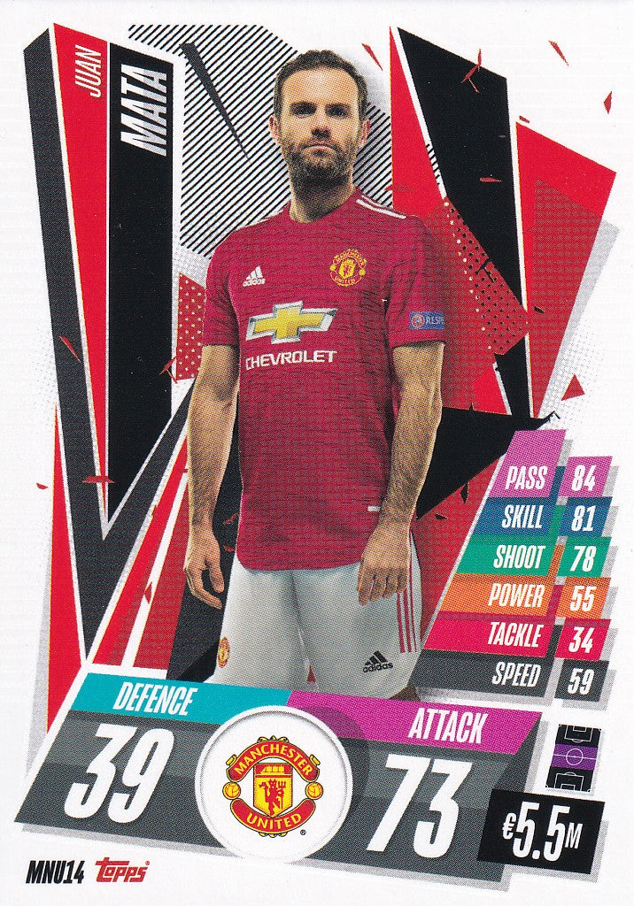 MNU-014. JUAN MATA - MANCHESTER UNITED
