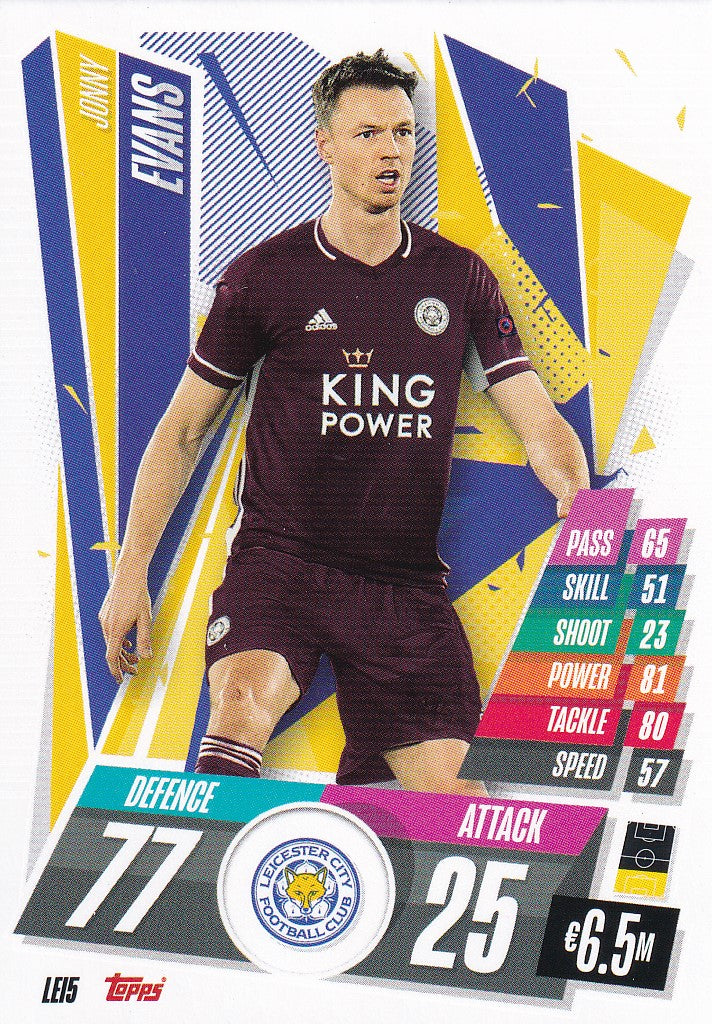 LEI-005. JONNY EVANS - LEICESTER CITY