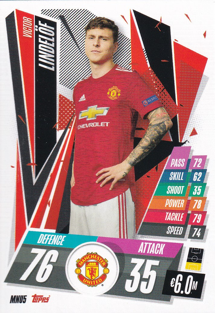 MNU-005. VICTOR LINDELOF - MANCHESTER UNITED