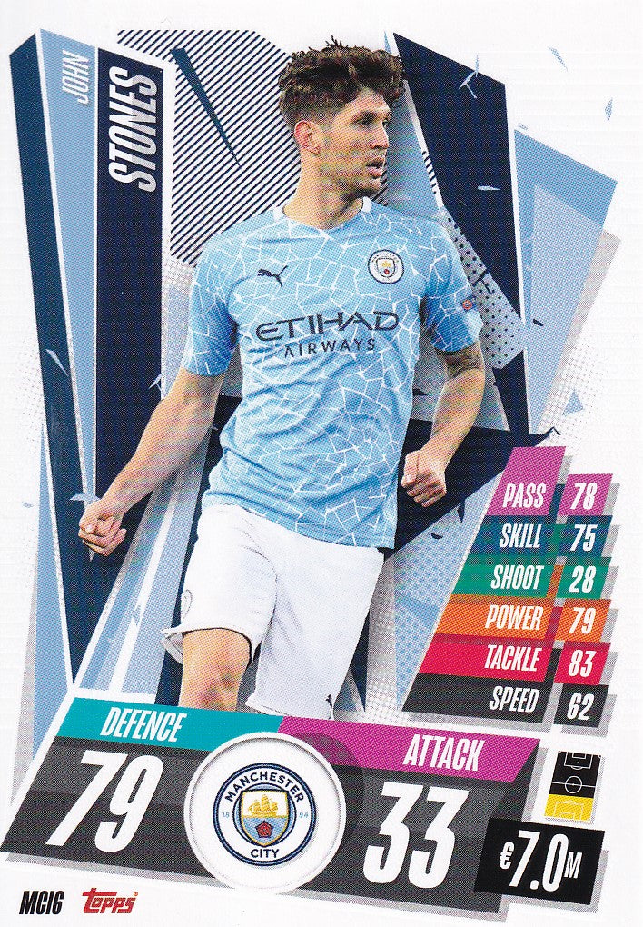 MCI-006. JOHN STONES - MANCHESTER CITY