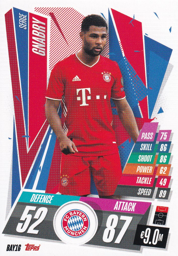BAY-016. SERGE GNABRY - BAYERN MUNCHEN