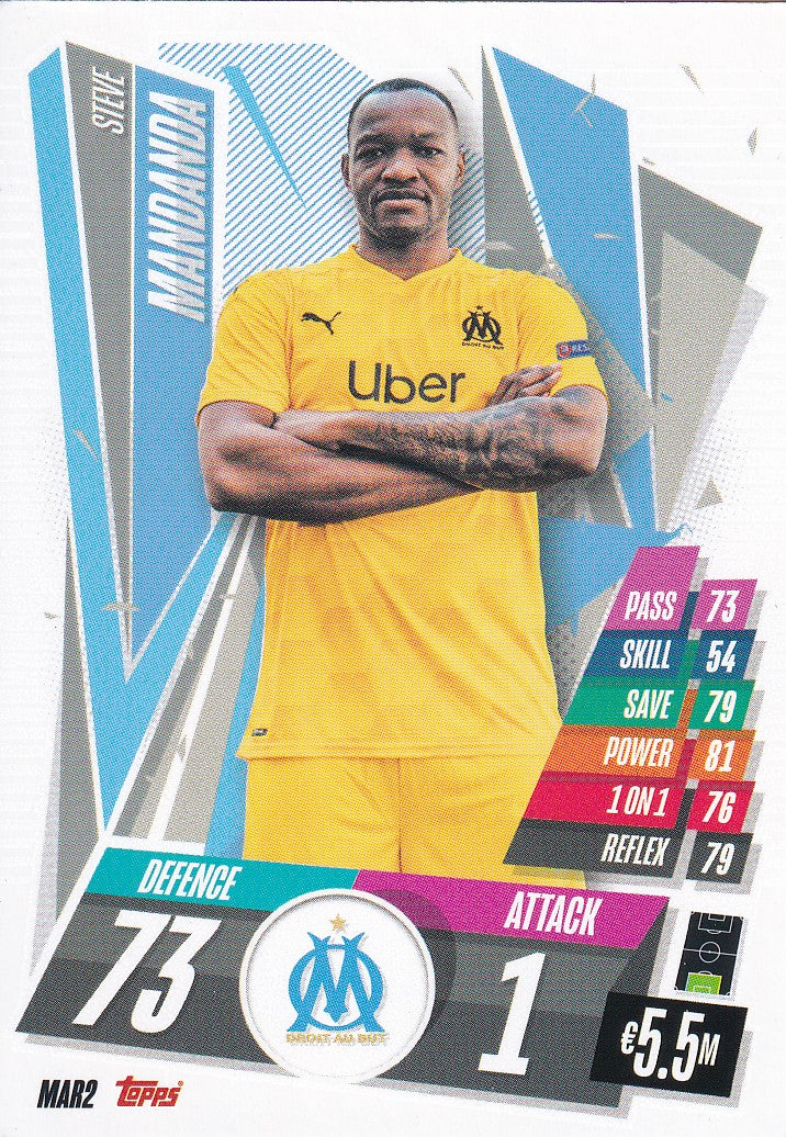 MAR-002. STEVE MANDANDA - MARSEILLE