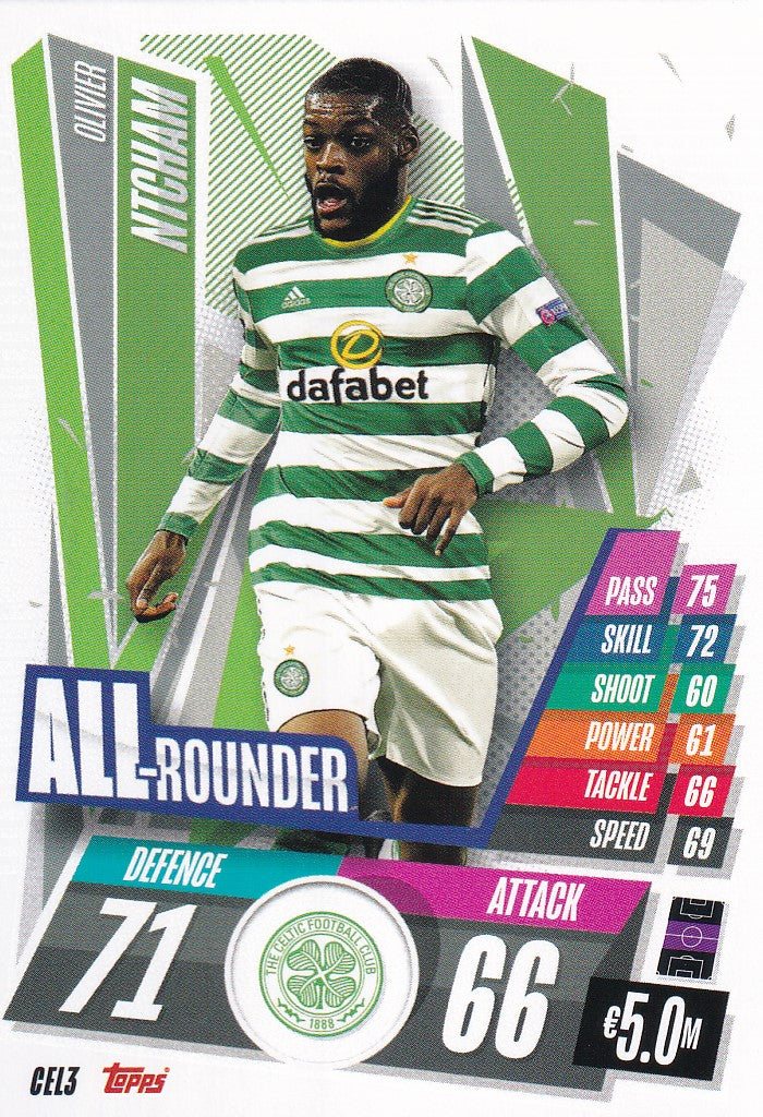 CEL-003. OLIVER NTCHAM - CELTIC - ALL ROUNDER
