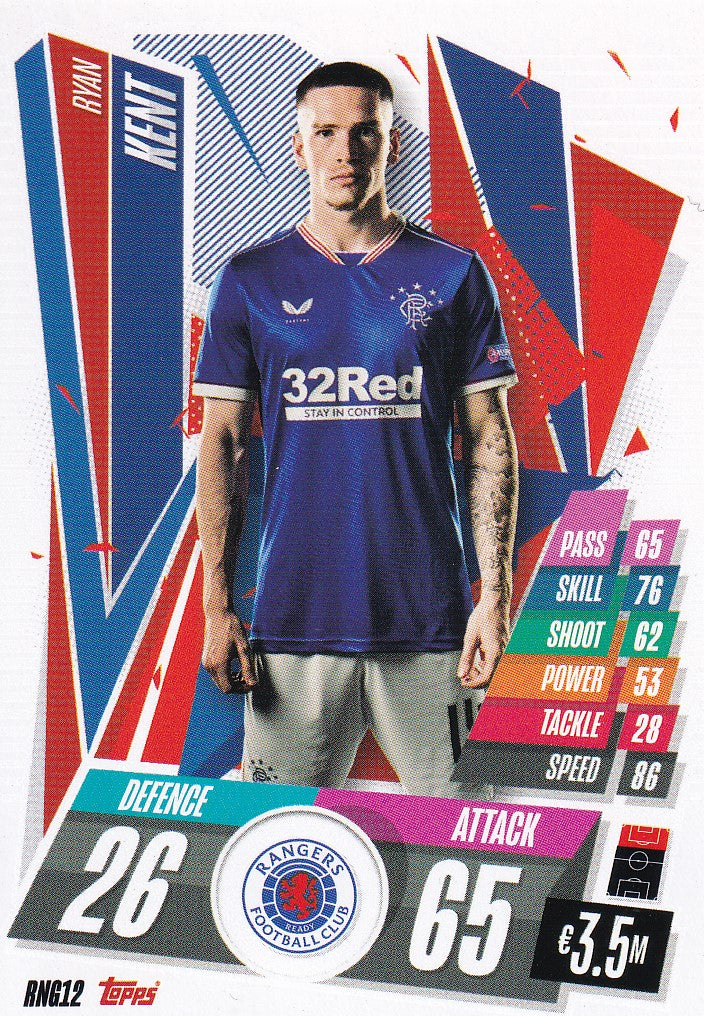 RNG-012. RYAN KENT - RANGERS