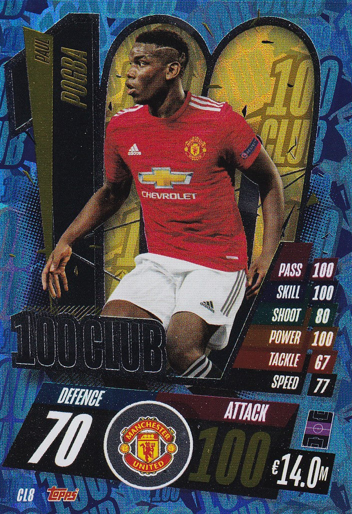 CL08. PAUL POGBA - MANCHESTER UNITED - 100CLUB