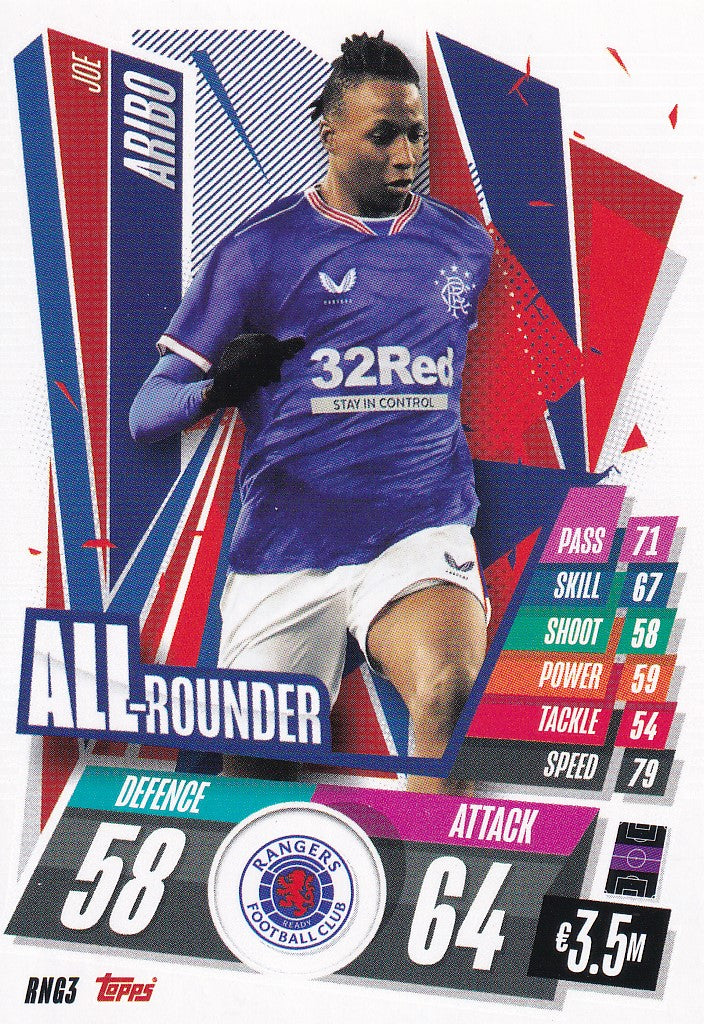 RNG-003. JOE ARIBO - RANGERS - ALL ROUNDER