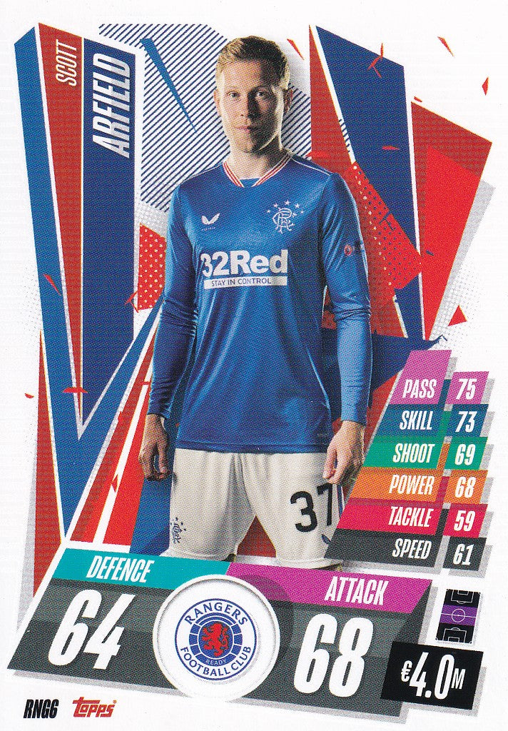 RNG-006. SCOTT ARFIELD - RANGERS