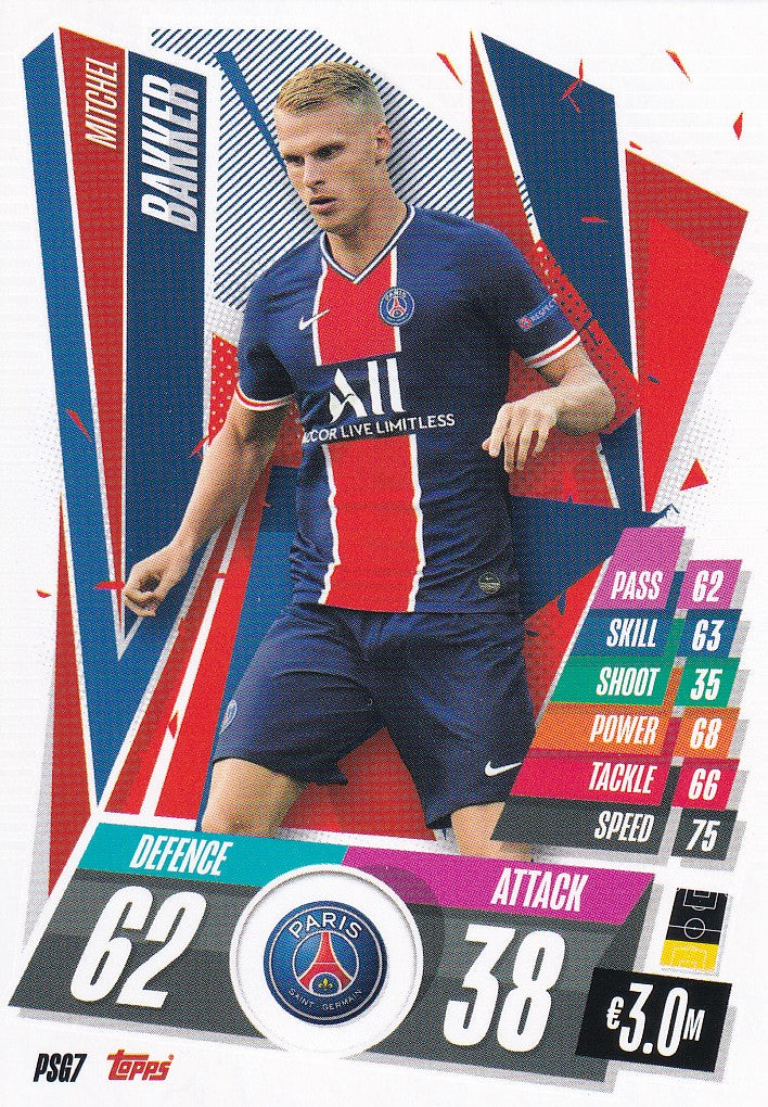 PSG-007. MITCHELL BAKKER - PARIS SAINT-GERMAIN