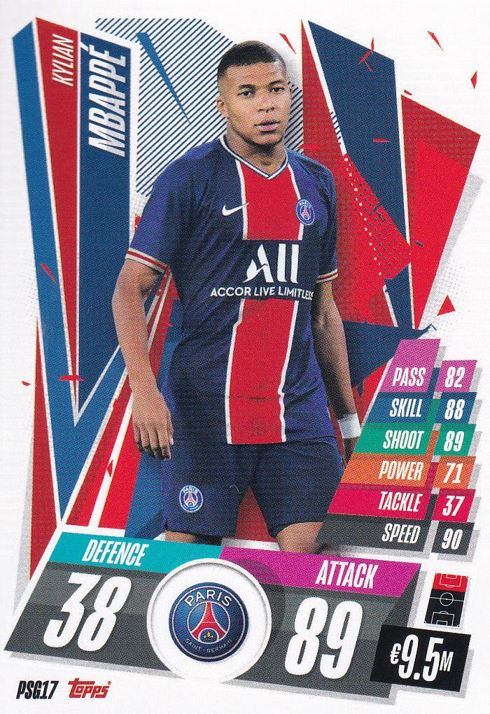 PSG-017. KYLIAN MBAPPE - PARIS SAINT-GERMAIN