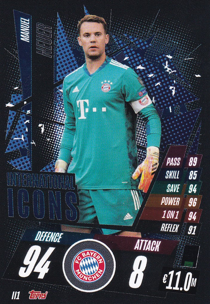 II01. MANUEL NEUER - BAYERN MUNCHEN - INTERNATIONAL ICONS