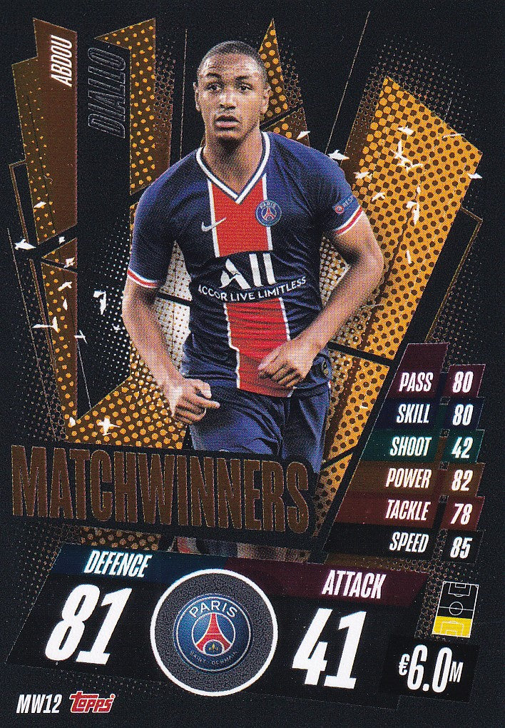 MW12. ABDOU DIALLO - PARIS-SAINT GERMAIN - MATCHWINNERS