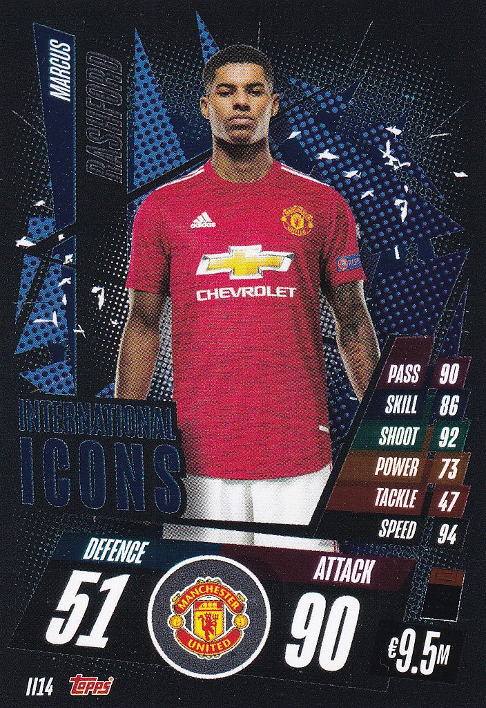 II14. MARCUS RASHFORD - MANCHESTER UNITED - INTERNATIONAL ICONS