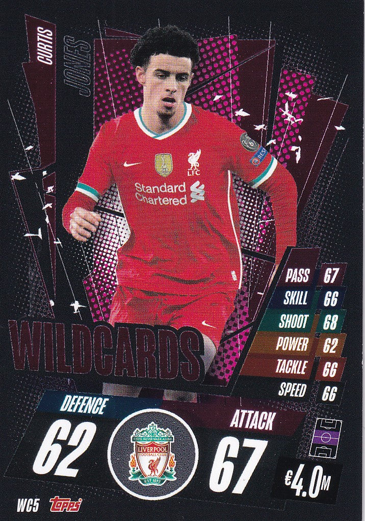 WC05. CURTIS JONES - LIVERPOOL - WILDCARDS