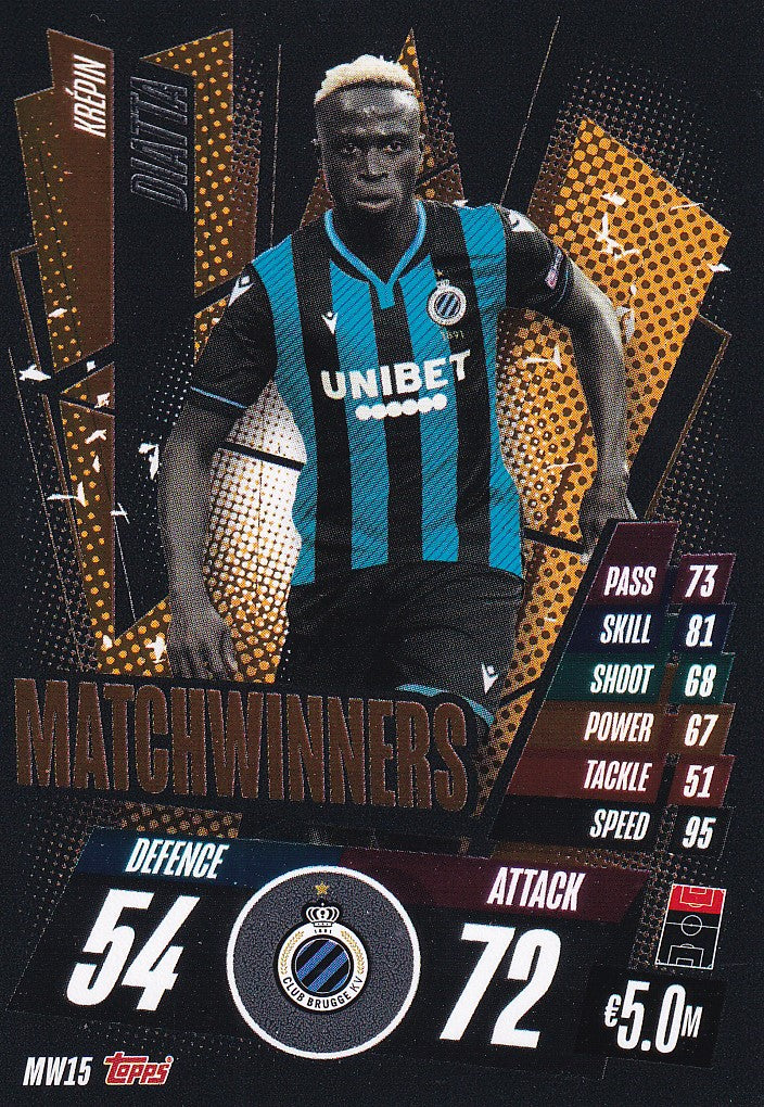 MW15. KREPIN DIATTA - CLUB BRUGGE - MATCHWINNERS